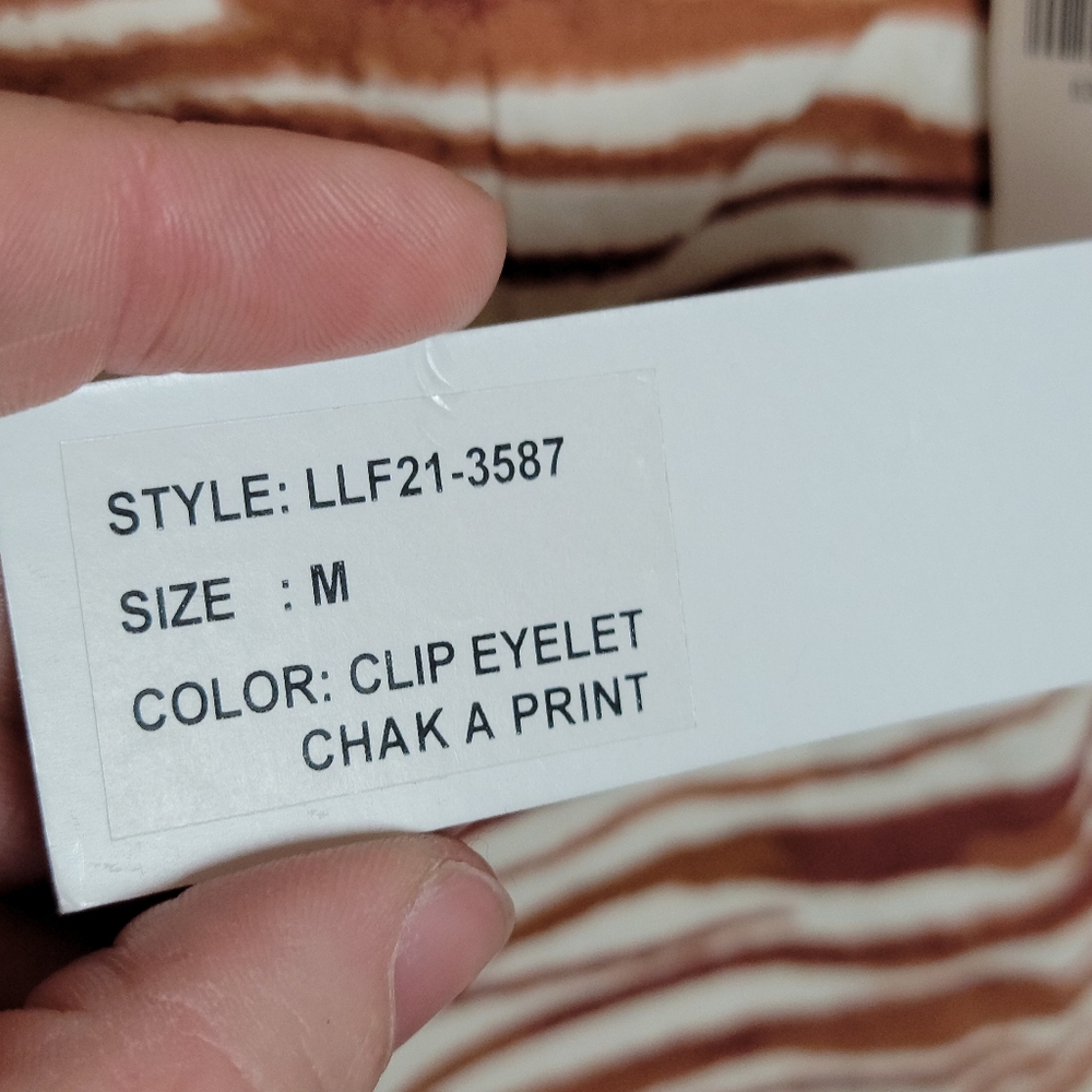 NWT Love the Label (Anthro) Smocked Puff Sleeve Blouse Brown Zebra Print - Picture 8 of 16